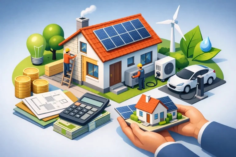 Kredit für energetische Sanierung sinnvoll planen